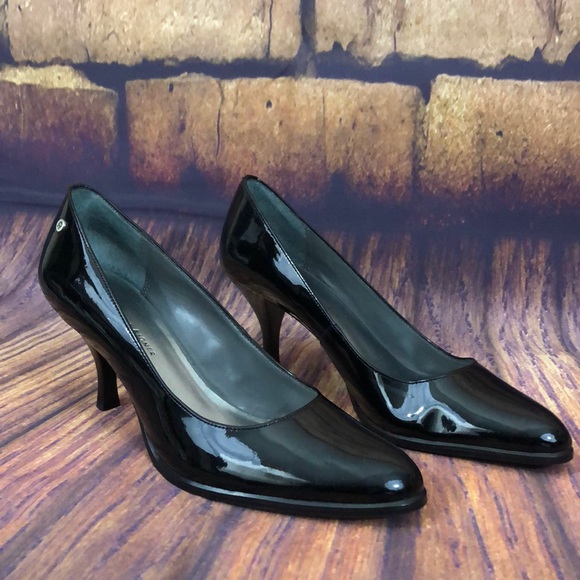 Etienne Aigner Shoes - Etienne Aigner black patent pumps 8M nearly new